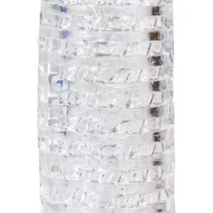9cm Crystal Ribbed Masturbator
