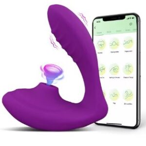 Elite App-Controlled Sucking & G-Spot Vibrator